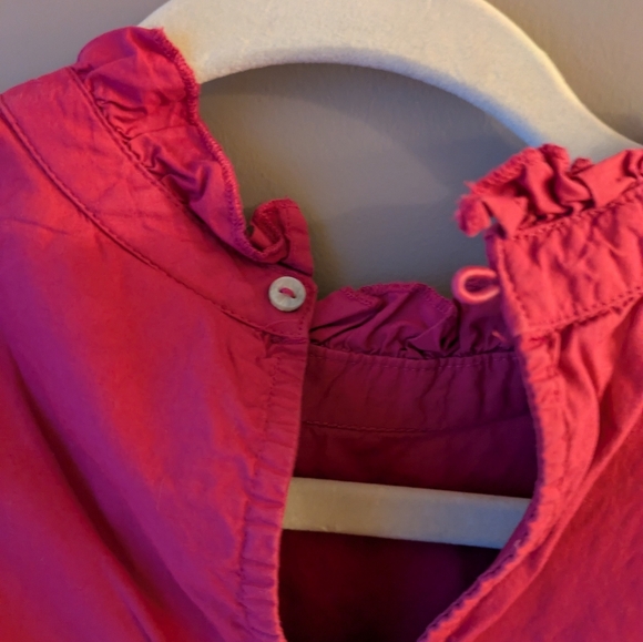 Maeve by Anthropologie pink cotton short sleeve blouse M - Picture 5 of 7